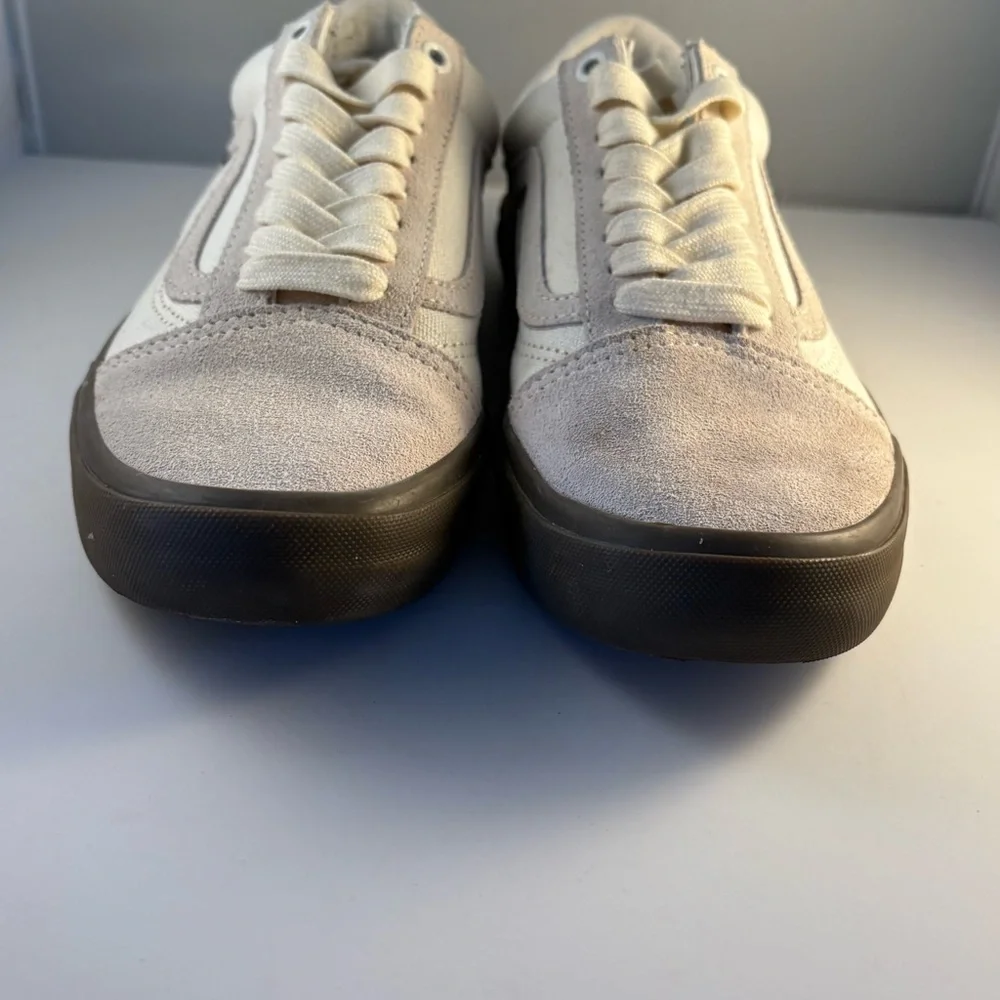 Vans Casual Shoes White‎ Bone Suede Sneakers US Size Men 6.5 Women 8 500264 BMX